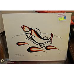 ORIGINAL IRWIN SHAW PAINTING 24"X 20"