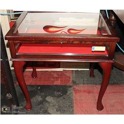 FRENCH PROVINCIAL VITRINE DISPLAY 23"X17.5"X24"