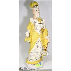22" TALL PORCELAIN LADY