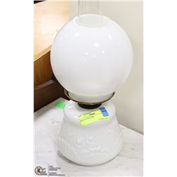 MILK GLASS KEROCENE LAMP