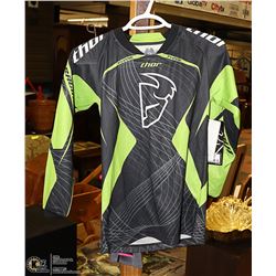 NEW THOR YOUTH BLACK/ GREEN RIDING JERSEY