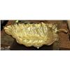 Image 1 : BRASS LEAF BOWL -16" X 12"