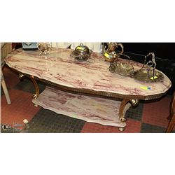 ANTIQUE MARBLE COFFEE TABLE