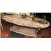 Image 1 : ANTIQUE MARBLE COFFEE TABLE