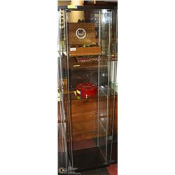 GLASS DISPLAY CABINET - 4 TIER