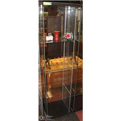 GLASS DISPLAY CABINET - 4 TIER