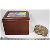 Image 1 : AUTHENTIC COPROLITE (FOSSILIZED DINOSAUR POO) BOX