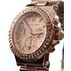Image 7 : MICHAEL KORS TRIPLE CHRONO ROSE GOLD MSRP $395