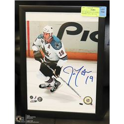 JOE THORNTON  AUTOGRAPHED FRAMED  8 X 10  W/ COA
