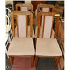 Image 1 : 4 STURDY SOLID OAK CHAIRS