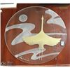 Image 1 : GLASS BIRD SIGNED ART PIECE