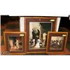 Image 1 : SET OF 3 WOOD FRAMED PICTURES OF ANGEL