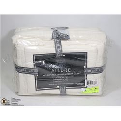 ALLURE 6PC BATH TOWEL SET - IVORY