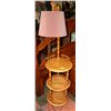 Image 1 : MAPLE VINTAGE END TABLE WITH BUILT IN LAMP