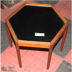 SOLID WOOD END TABLE. FURNITURE