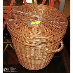 LOT OF 2 WICKER BASKETS