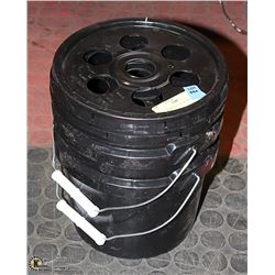 2 HYDROPONIC STARTER PAILS