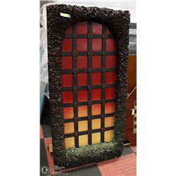 HANDCRAFTED 60" TALL 3D DUNGEON DOOR PAINTING