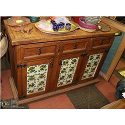 SPANISH STYLE SIDEBOARD-AWESOME DRAWER PULLS