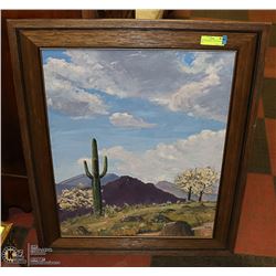 CACTUS ORIGINAL PAINTING 28" X 34"