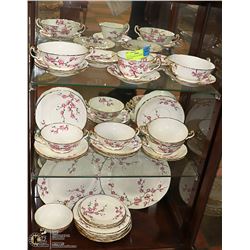 SET OF CHERRY BLOSSOM DISHES FOR EIGHT