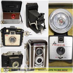 FEATURED VINTAGE CAMERAS & RADIOS