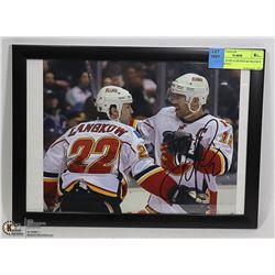 JAROME IGINLA SIGNED & FRAMED 8 X 10 PHOTO