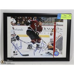 DUAL  AUTOGRAPHED & FRAMED  8 X 10 BY: JASON SMITH