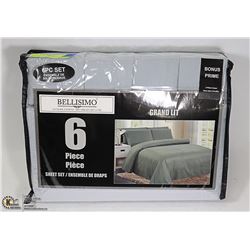 NEW 6PC QUEEN SIZE SHEET SET