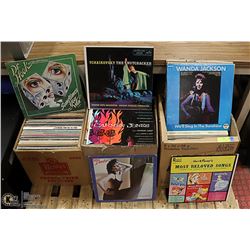 PALLET OF ASSORTED ROCK, POP, COUNTRY AND MORE LPS