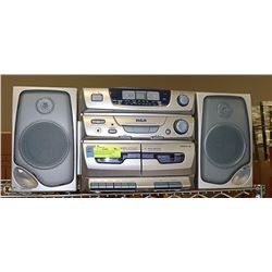 RCA RCD109 GHETTO BLASTER STEREO PORTABLE WORKS