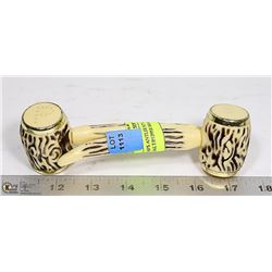 1960'S ANTLER STYLE CANADA SALT/PEPPER SHAKER SET