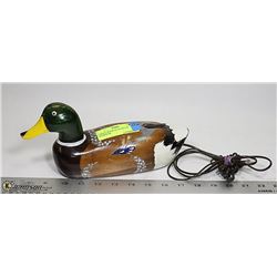 UNIQUE WOOD DUCK DECOY TELEPHONE