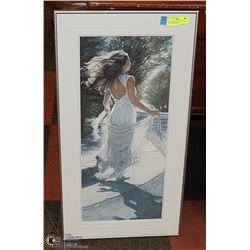 STEVE HANKS FRAMED PICTURE- "AUTUMN BREEZE"