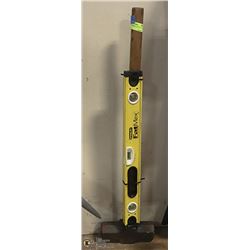 SLEDGE HAMMER ,STANLEY LEVEL