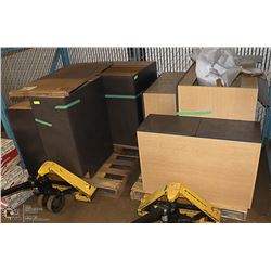 6 PIECE UNUSED KITCHEN UPPER & LOWER CABINETS