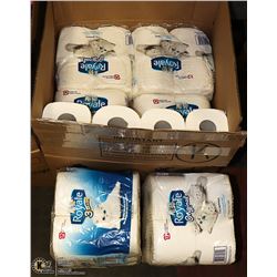 TOILET PAPER- BOX LOT OF 148 ROLLS