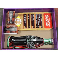 COCA COLA MENU BOARD,METAL COKE SIGN,COKE GLASSES