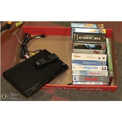 10 DVD TV SEASONS WITH SONY DVD PLAYER