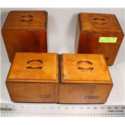 BARIBO MAID CANADA VINTAGE 1960S CANISTERS -MAPLE