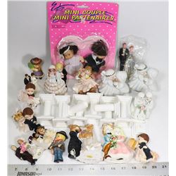 BRIDE AND GROOM COUPLE COLLECTIBLES
