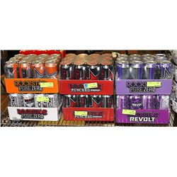 LOT WITH 6 CASES OF ROCKSTAR ENERGY DRINKS