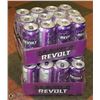 Image 1 : 2 CASES OF 12 ROCKSTAR GRAPE ENERGY DRINKS