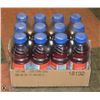 Image 1 : NEW SEALED CASE OF 12 BOTTLES CRANBERRY COCKTAIL