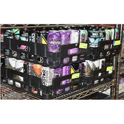 4 FLATS OF ASSORTED ENERGY DRINKS
