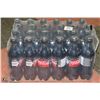 Image 1 : CASE WITH 24 BOTTLES COCA COLA ZERO PAST
