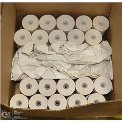 CASE OF ASSORTED CASH REGISTER RECEIPT PAPER
