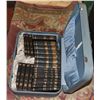 Image 1 : VINTAGE SUITCASE WITH VINTAGE BOOKS, INCLUDES