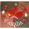 Image 1 : METAL CANADA WALL ART