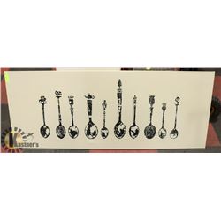 PICTURE OF SPOONS 55"X 22"